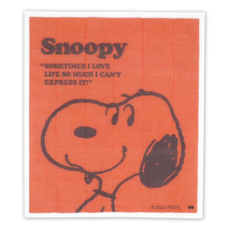 PEANUTS スヌーピーDISH CLOTH かや生地ふきん RD-SNOOPY/PQ-900